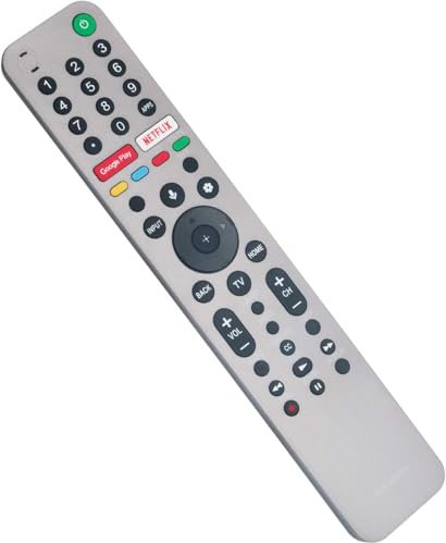 RMF-TX500U, RMF-TX600U, RMF-TX520U, RMT-TX100U Télécommande pour Sony Smart TV/Bravia TV Infrarouge Compatible avec tous les téléviseurs Sony XR/XBR/KD Series 4K LED OLED Google/Android Smart TV.