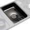 Xinhuju Lavabo de camp - Lavabo d'extérieur - Lavabo portable en acier inoxydable pour le camping - Bol d'évier avec arrêt de vidange pour linge, pique-nique, voyage en plein air, barbecue, pêche