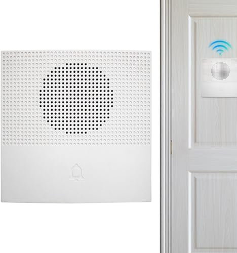 Ring Campanello Elettrico Cablato - 38 Suonerie Carillon per Casa con Alimentazione a 12V - Controllo Accessi Cablato 12V a Parete per Uffici Aule Esterno Interno Appartamento Garage
