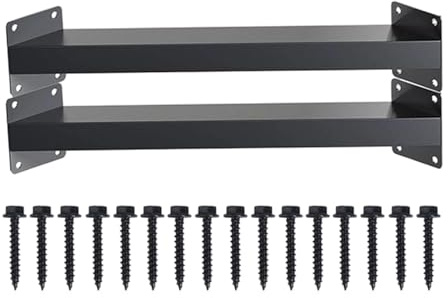 Halterungen für Pergola, 2 Stück, Winkel für Pergola, 45 Grad | Montageset für Gartenhaus – für Wand, Eckschrank, Schrank, Kopfteil, Küche, Außenbereich, Waschbecken,