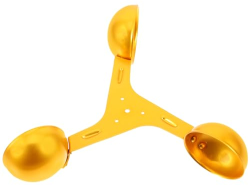 HOMSFOU Capteur Anémomètre à 3 Coupelles en Alliage D’aluminium, Diamètre 200 Mm, Coupelle Jaune de Rechange, Mesure Précise Vitesse du Vent pour Jardin et Météo Extérieure