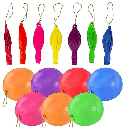 Trimming Shop 12 Inch Groß Punch Luftballon,Kinder Luftballon,50Pcs Latex Ballon für Dekoration,Party Gefallen,Bedruckt für Geburtstag,Hochzeit,Party Zubehör,Mitgebseltüte Füller