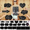 Konsait 20pcs DIY Photo Booth Props Größe Foto Requisiten fotoaccessoires Hochzeit mit bunten Kreide für Partys Hochzeitsfest Wiedervereinigung Geburtstag