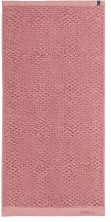 ESSENZA Handtuch Connect Organic Uni Rose, 60x110 cm - 100% Baumwollfrottier - Uni