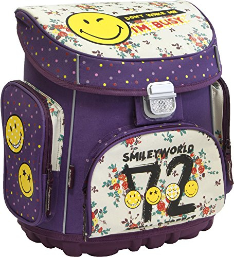 Exclusiv* 2tlg. Smiley Emoji Mädchen Jungen Unisex Schulranzen EDEL NEU