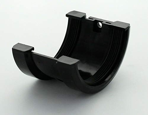 Hunter Half Round 76MM Gutter Joint Bracket Various Colours R037 (Black)