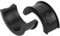 10Pcs Bike Handlebar Shim Adapter, Bike Cycling Handlebar Accessory for 31.8mm to 25.4mm Phone Bracket Water Bottle Holder Convert Gasket(A)
