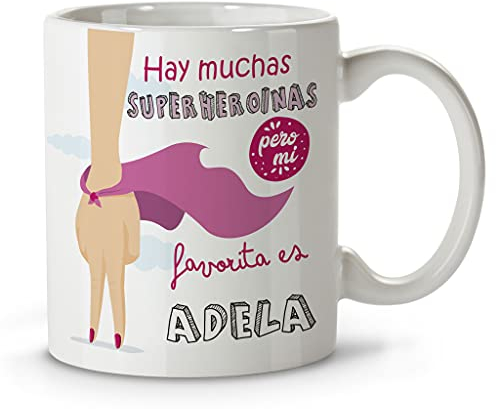 LolaPix Taza mamá. Regalos personalizados con nombre y texto. Tazas con frases originales. Capa Roja. Taza cerámica 330ml