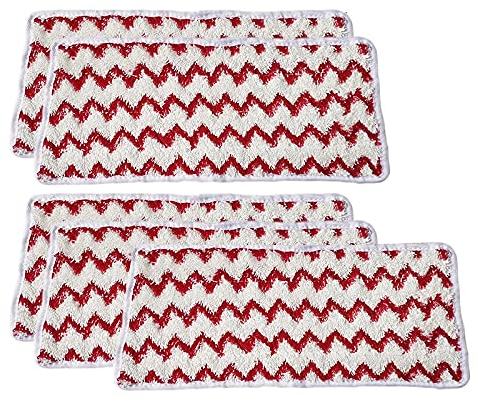 tellaLuna 5 x Mikrofaser-Pad-Ersatz für Vileda Steam XXL Power Pad Dampfreiniger