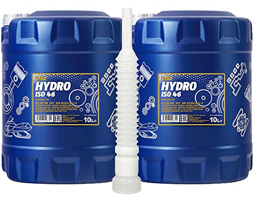 2 x10 Liter, MANNOL 2102 Hydro ISO 46 Hydrauliköl (2,90€/Liter)