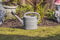 Garden Watering Can Grey With Sprinkler Head Rose Water Detachable Nozzle 14 Litre For Gardening, Plants, Flowers, Hanging Plants
