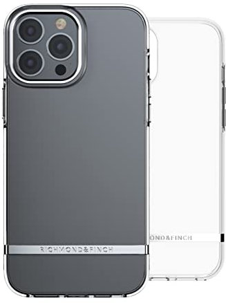 RICHMOND & FINCH Designed for iPhone 13 Pro Max Case, 6.7 Inches, Clear Case, Shockproof, Raised Edges, Fully Protective Phone Cover