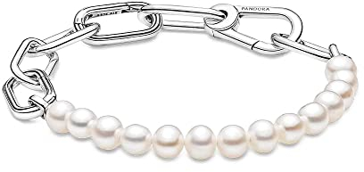 PANDORA ME Armband Süßwasserzuchtperlen silber 599694C01 16 cm