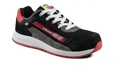 Abarth 0, Bomba Unisex Adulto, Negro Y Rojo, 44 EU