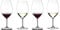 RIEDEL Wine Friendly 001 - Magnum Weinglas, 4er Set, Kristallglas, maschinell gefertigt