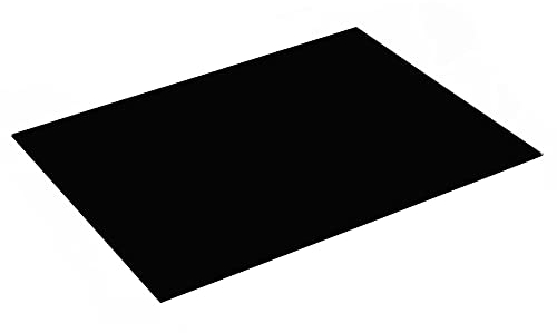 Muldale Black Glass Chopping Board for Kitchen - Large Toughened Non Slip Worktop Saver - Ideal for Protecting Surfaces and Tabletops - 40cm x 30cm