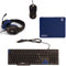 Celly, Kit Gaming Raceday Linea Sparco, Kit con Tastiera Gaming Retro-illuminata, Mouse Gaming con LED a 7 Colori, Cuffie a Filo con Luci a LED Rainbow e Tappetino per Mouse Antiscivolo