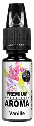 HERRLAN® Nebelfluid-Aroma Vanille 10 ml – Premium Duftstoff für wasserbasierte Nebelflüssigkeit – hochergiebig & gerätefreundlich – Made in Germany – frisch produziert