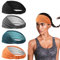 Stirnband Damen - Breit Haarband für Yoga Sport Laufen Workout Training Fitness Tennis Gym Radfahren Wandern Joggen - Elastische Schweißband Stirn Frauen Mädchen Einfarbig 4 Stück