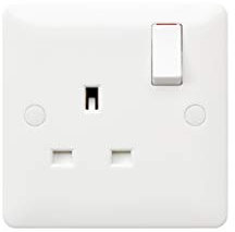 MK (ELECTRIC) MB2757WHI 13A 1G DP Switched Socket