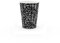 GRADISCO - Bicchieri in Carta da 240ml per Cappuccino, Thè, Tisane - Nero Fantasy 100% Biodegradabili in cartoncino rivestito in PE per Bevande Calde - Bicchieri monouso usa e getta (200, 8oz)