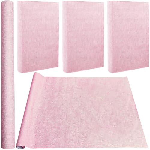 craspire 59 x 16.9,3 cm Leinen-Bucheinband, Rosa, Für A8-A(3)-Bücher, Bindung, Stoffoberfläche, Papierrückseite, Bucheinband, Bücher, Album, Scrapbooking, Archivierung, DIY-Abdeckung, Schutz