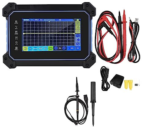 Multimetro tablet oscilloscopio touch screen 2 canali Larghezza di banda 110 MHz 250 MSa/S Frequenza di campionamento Segnale acido(TO1112C)