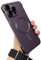 ZMNVIOSH Zentric Phone Case Frameless, Frameless Matte Pc Ultra Thin for iPhone Case, Metallic Paint Frameless Magnetic Phone Case for iPhone 15 14 13 Pro Max (14 pro max,Dark Purple)