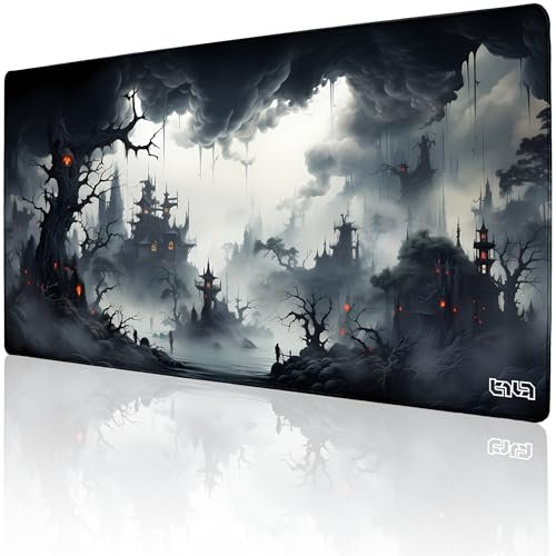 Tilt Schreibtischunterlage 100x50 cm Gaming Mauspad XXL | Rutschfester Mousepad Groß für Schreibtisch und PC Gadgets | Wasserdichter Desk Mat (Dark and Darker)