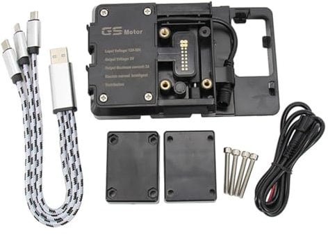 NIKISO Motorrad Navigation Halterung Für B&MW R 850 1150 RT R1150RT R850RT GPS Navigation Halterung Motorrad Telefon Ständer Halter Telefon Halter USB(E)