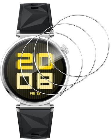 Lutree per Huawei Watch GT 5 41mm/ GT5 41mm Vetro Temperato, 3 Pezzi Durezza 9H HD Pellicola Protettiva, Anti-Graffio Anti-Impronte Senza Bolle Protezione Schermo