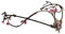 LXHZSY Elfenkrone Elfenzweige Tiara Elfen Kopfschmuck Feenkrone Reif Mondstein mit rosa Edelstein for Feenkostüm Frauen Diadem