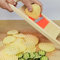MLqkpwy Cortador De Celosía De Patatas Gofres Y Waffles Ondulados, Cortador De Patatas Fritas Onduladas, Wave Waffle Cutter, Crinkle Cutter