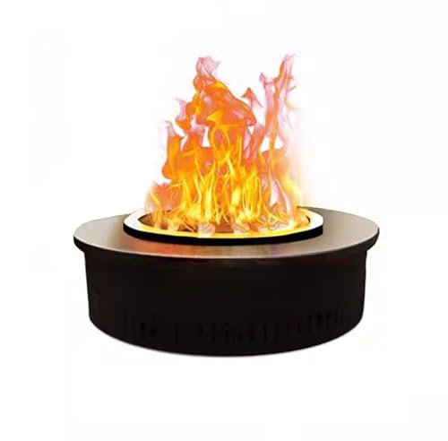 Atomization Fireplace Multi-color Intelligent Touch Screen Fireplace 3D Misting Fireplace Simulation Fake Fireplace Decorative Floor Humidifier Misting Fireplace Electric Fireplace(800mm)