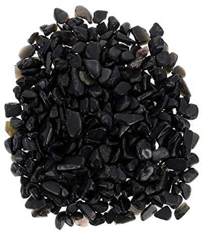 Milisten 1ensemble Set De Galets Décoratifs Obsidienne pour Aquariums Naturelle Résistante à Usure pour Décoration De Réservoirs Et Projets Manuels