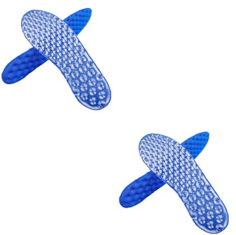 COLLBATH 2 Paar Absorptions-Stretch-Einlegesohlen sport einlegesohlen Sport Höhe Schwammeinlagen Ausbildung aufblasbare Super Blue