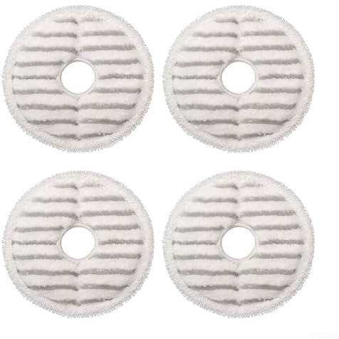 4 Pack Reusable Mop Pads Replacement Mop Pads Fits for Bissell SpinWave+Vac Series 3885, 3893, 3898 Cordless Vacuums, Washable Soft Mop Pads Parts Accessories
