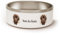 PICANOVA Personalisierter Hundenapf mit Namen & Hundemotiv - 1,2 L Edelstahl-Fressnapf oder Wassernapf - Individuelles Geschenk für Haustierfreunde - Brown Labrador Design