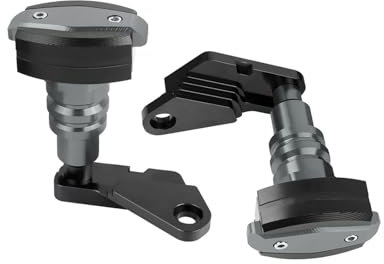 Sturzpads Für Motorrad Motorradrahmen Sliders Crash Protection Passend Für GSX-R 1000 2009-2016(Titanium)