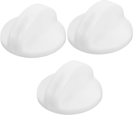 KICHOUSE 3Pcs Washer Dryer Timer Control Knobs Replacement Rotary Knobs for Washing Machines Easy Grip Design Durable Washer Accessories