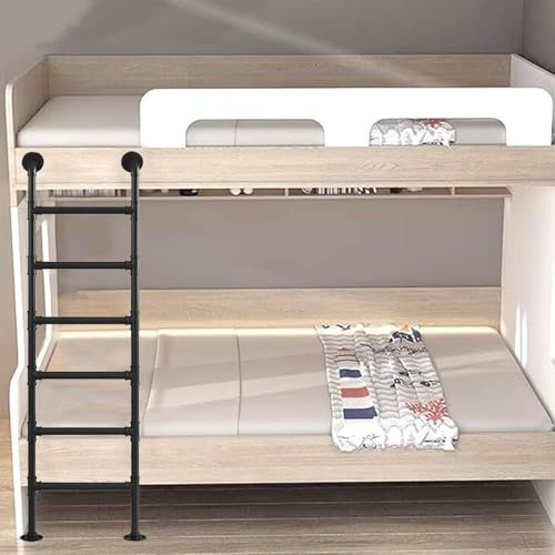 Escalera de Metal Resistente para litera, Escalera de Mano para sótano, Ventana, Pozo, Escalera de Mano para Montar en la Pared para Loft de casa, 100 cm/39 Pulgadas, construcción Robusta y