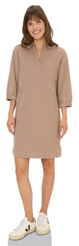 Cecil Cordkleid in Unifarbe Natural Taupe XS