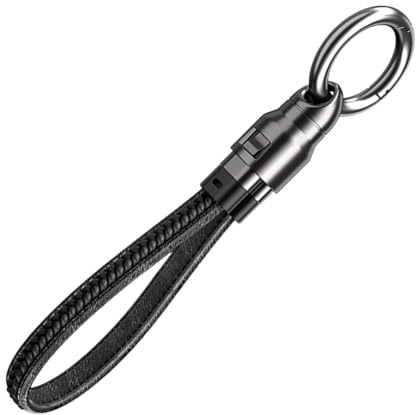 Fast Charging Key Rings - Quick Charging Cable | Key Pendant Charger | Fast Charging Cable | Smooth Plugging Lightweight Unplugging Ring for Mobile Best for Business Trip