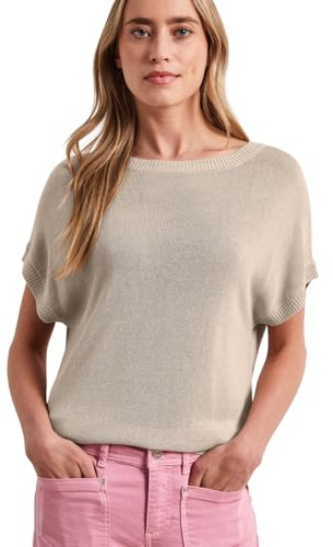 Street One Damen Pullover mit U-Boot-Ausschnitt