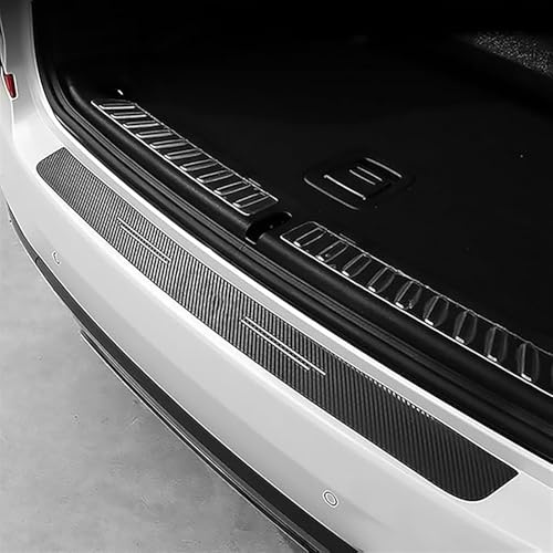 JSZDCVYBL Ladekantenschutz für Seat MII 2011-2019 KF, Carbon Optik Kofferraumschutz Gummi, Wasserdicht Kratzfest Stoßstangenschutz für Pkw SUV LKW und Pickup Zubehör