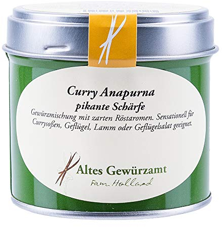 Altes Gewürzamt - Curry Anapurna pikante Schärfe, Gewürzmischung Dose 70g
