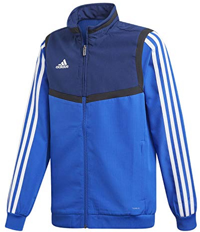 adidas Kinder Jacke TIRO19 PRE JKTY, Azufue/Azuosc/Blanco, 140 (9/10 años), DT5268