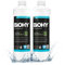 BiOHY Detergente per tubi (2 bottiglie da 1l) | Liquido, altamente concentrato per lo scarico | Inodore | Per tutti gli intasamenti (Rohrreiniger)