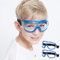 COMLZD Schutzbrille Kinder für Nerf Spielen Stoßfest Gläser Beschlagfrei Verstellbarer Riemen Passform für 5-12 Jahre (2 blau)