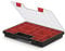Prosperplast Organizer Tool NOR B (Sortimentkasten, Kleinteilemagazin für Schrauben/Werkzeug, Boxen herausnehmbar, Deckel transparent, Sortierkasten), Durchsichtig